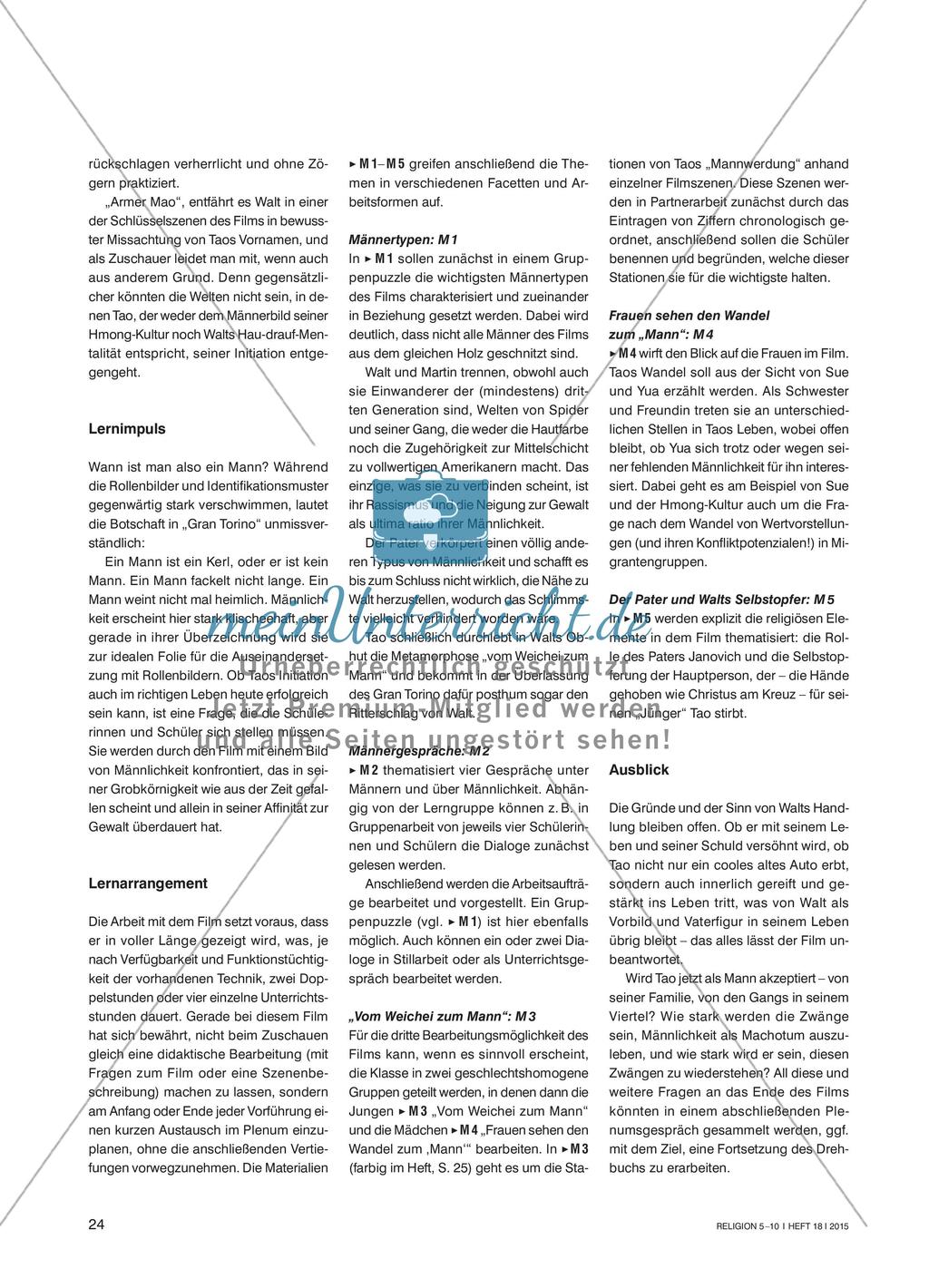 Charakteristika von Männlichkeit Preview 3