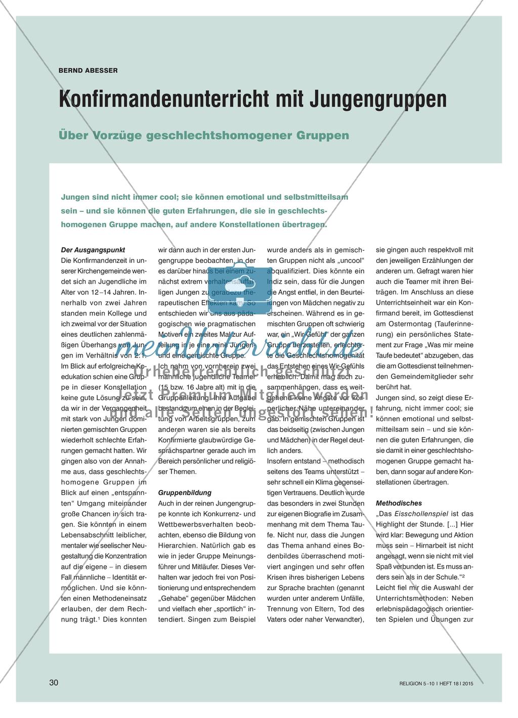 Arbeit mit Jungengruppen Preview 1