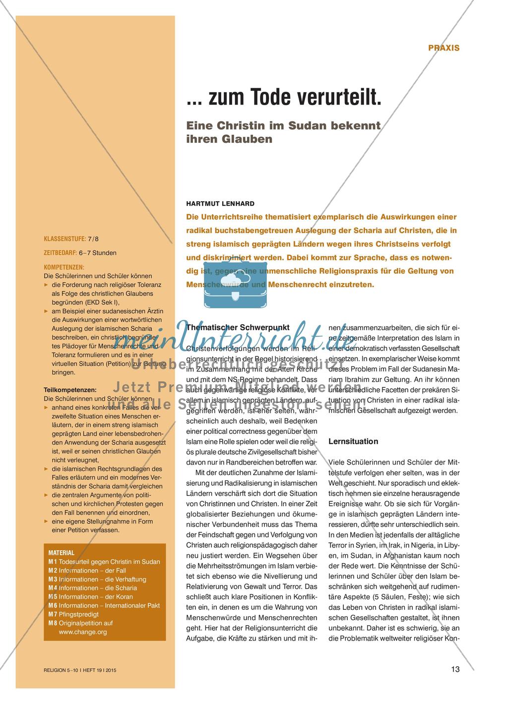 Glaube als Todesurteil Preview 1