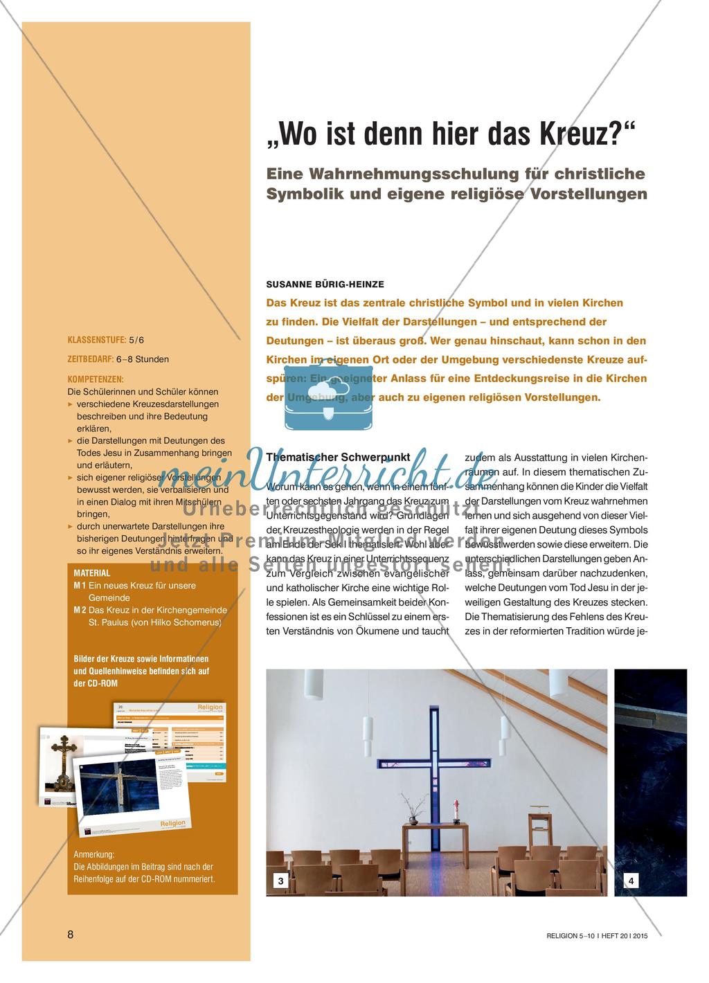 Christliche Symbolik: Kreuzesdarstellungen Preview 1