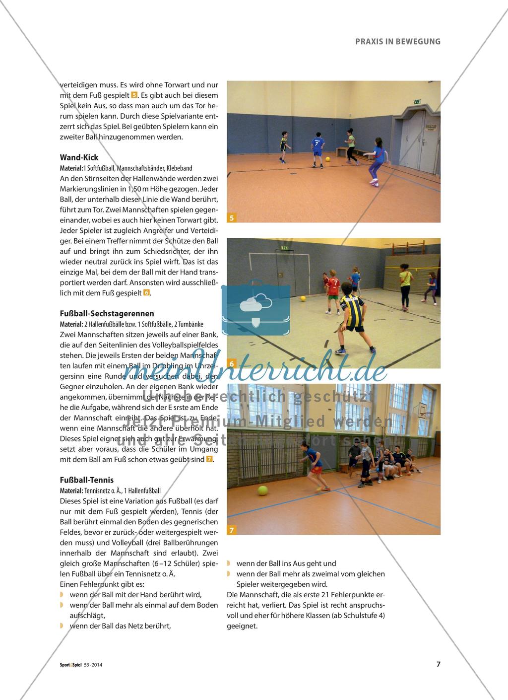 Fuß-Ball-Spiele - Varianten des Fußballspiels für die unteren Klassenstufen Preview 4