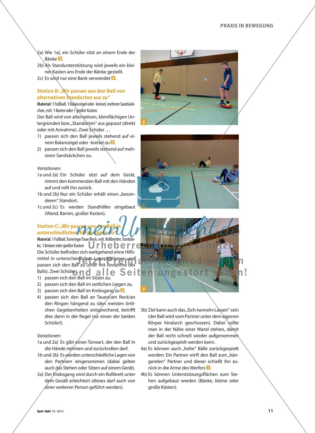 Inklusiver Sportunterricht - „Wir passen uns Fußbälle zu“ Preview 4