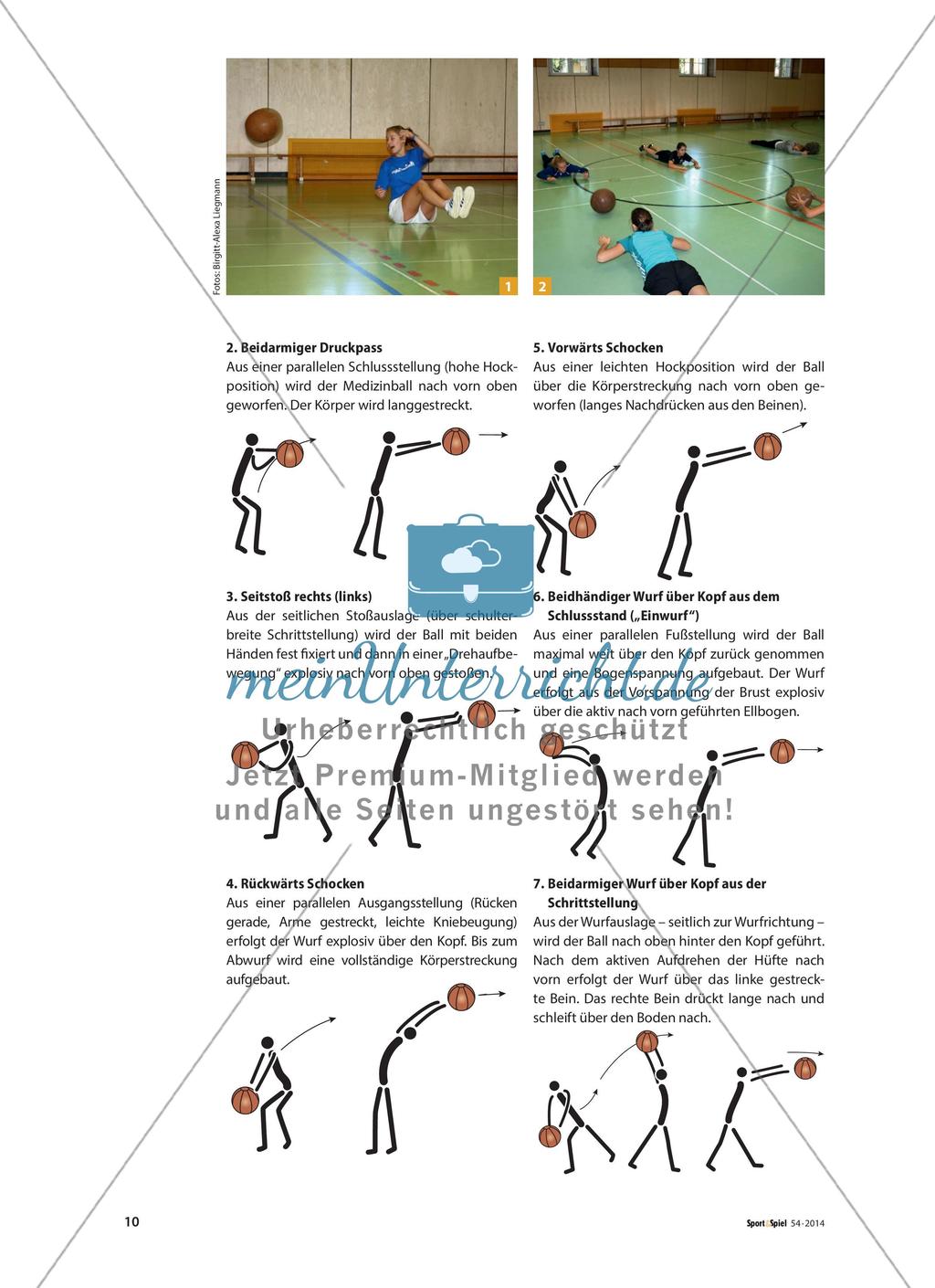 Werfen mit dem Medizinball - Ein altes Sportgerät neu entdeckt Preview 3