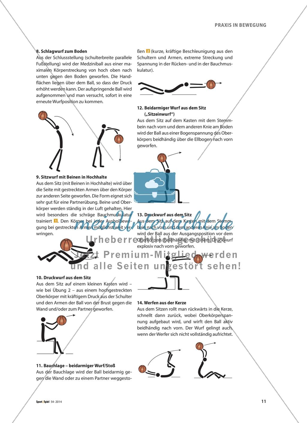 Werfen mit dem Medizinball - Ein altes Sportgerät neu entdeckt Preview 4