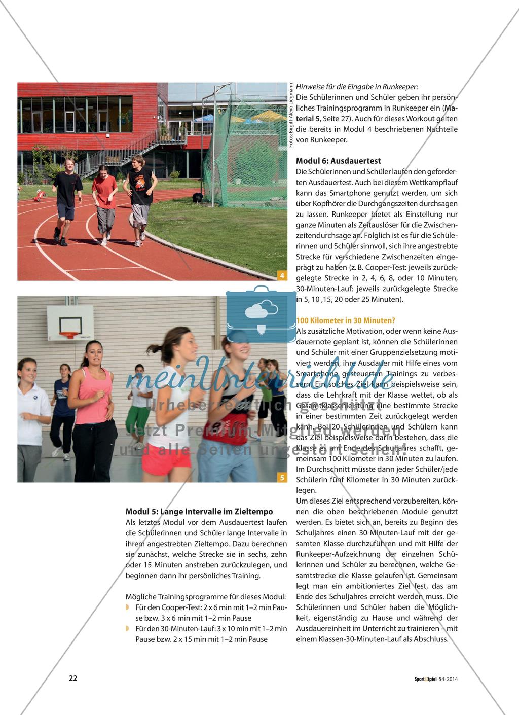 „Smarte“ Ausdauerschulung - Das Smartphone als Hilfsmittel im Sportunterricht Preview 5