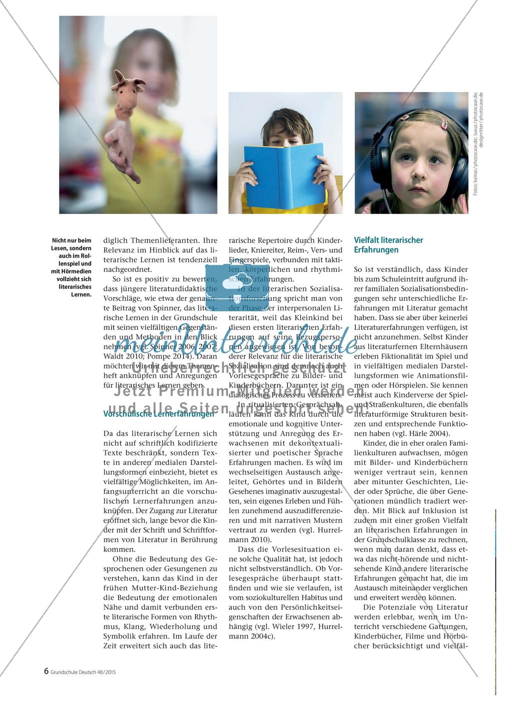 Literarisches Lernen - Ästhetisch-fiktionale Texte erschliessen und verstehen Preview 3