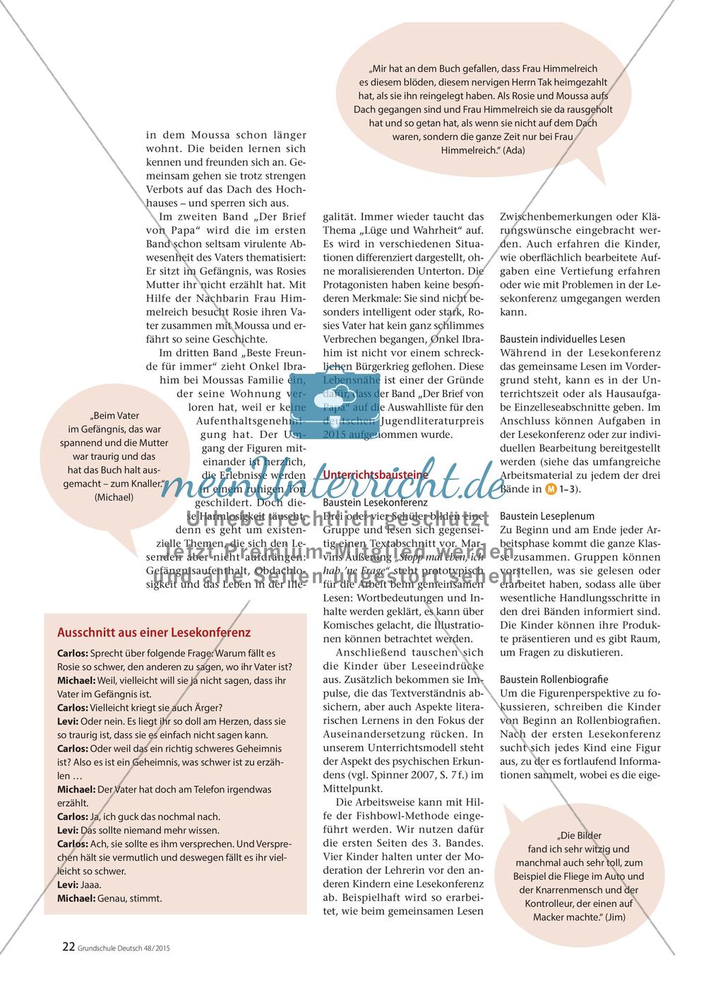 „Stopp mal eben, ich hab ’ne Frage!“ - Aktuelle Kinderbuchreihen als Klassenlektüre Preview 2