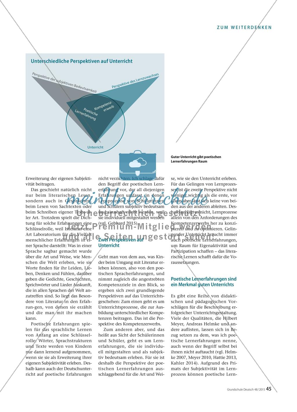 Kompetenzen sind nicht alles - Worum es beim Literarischen Lernen auch geht Preview 2