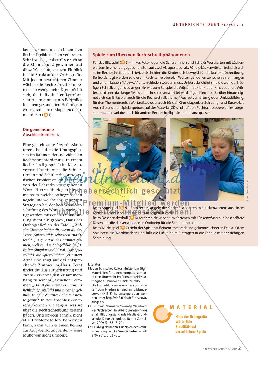 Individuelle Rechtschreibförderung - Arbeiten mit dem „Haus der Orthografie“ Preview 3