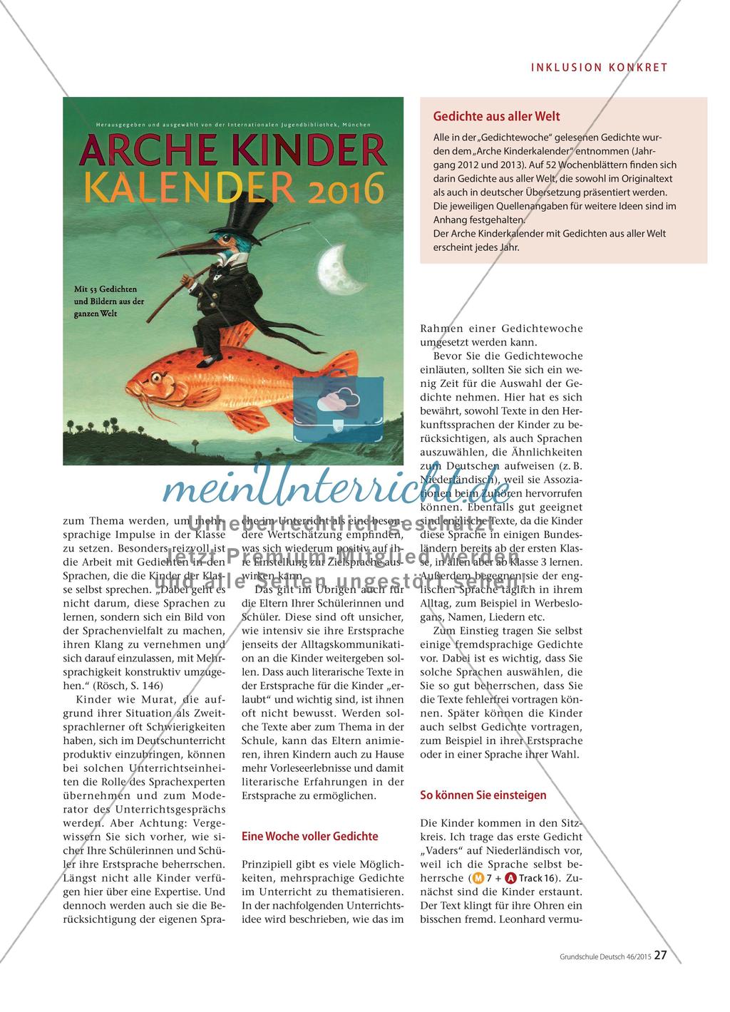 „Das hört sich interessant an!“ - Mehrsprachige Gedichte hören und sprechen Preview 2