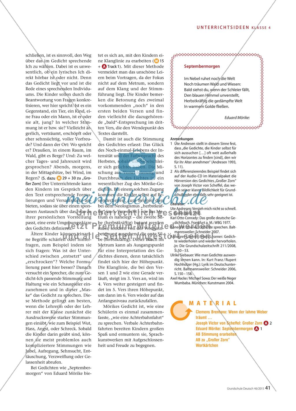 Wie eine Achterbahnfahrt mit Worten … - Mit Kindern über Gedichte sprechen Preview 4