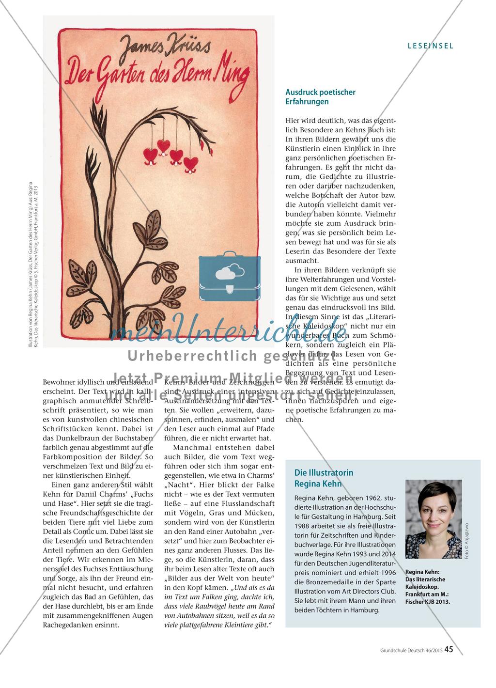 Vom Text zum Bild und wieder zurück - Die Bilderwelten der Regina Kehn Preview 2