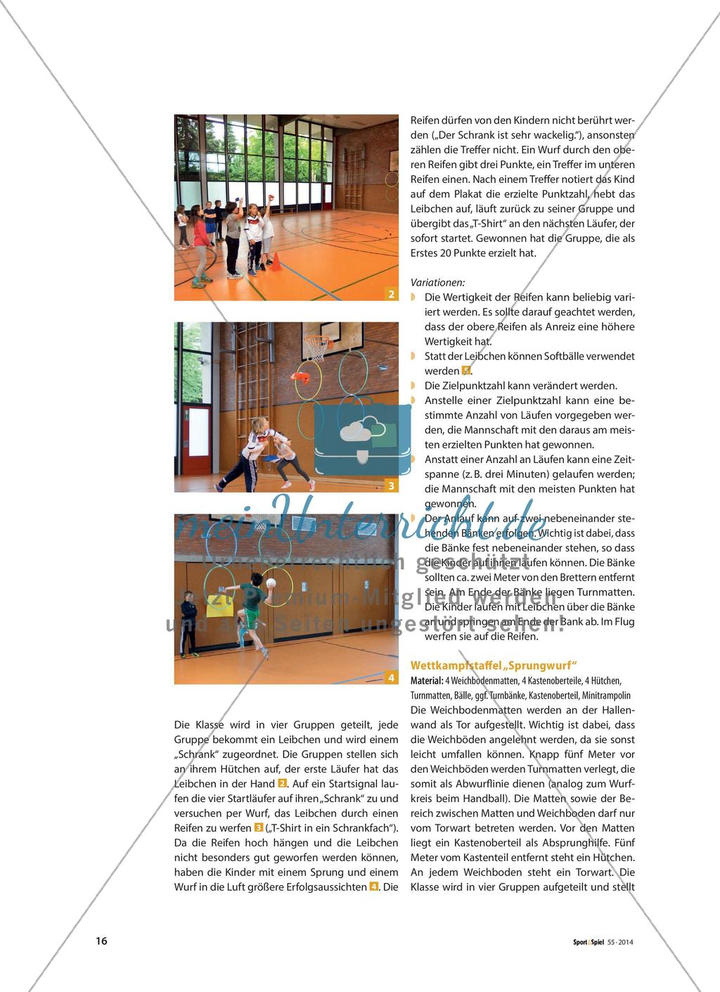 „Ich kann das wie Pascal Hens!“ - Elemente von Sportspielen in Kleinen Spielen erlernen Preview 3