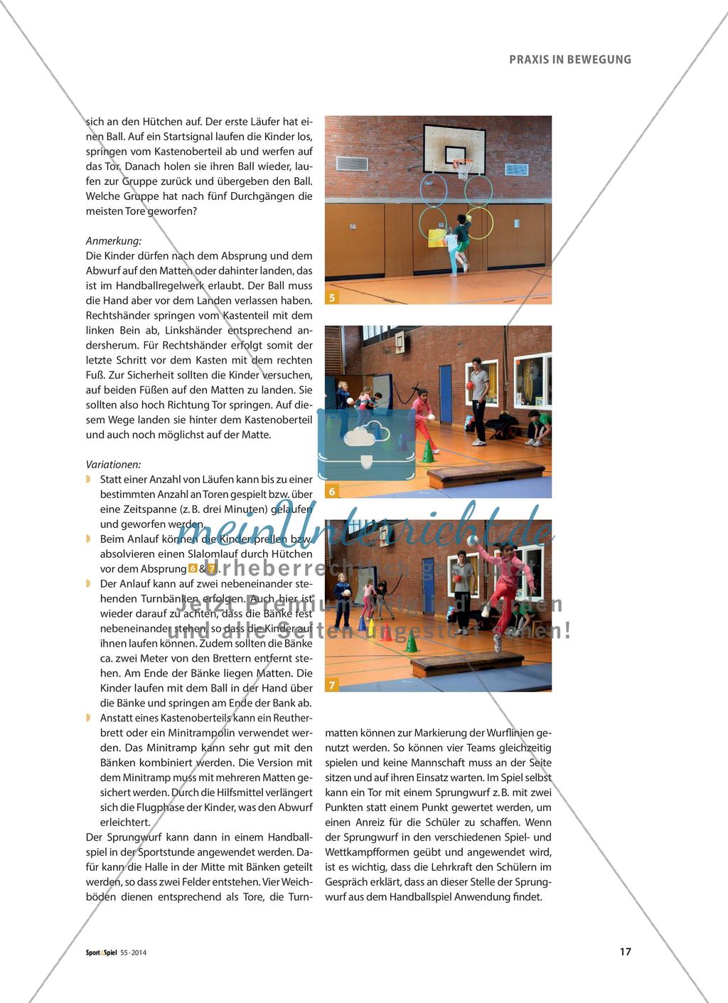 „Ich kann das wie Pascal Hens!“ - Elemente von Sportspielen in Kleinen Spielen erlernen Preview 4