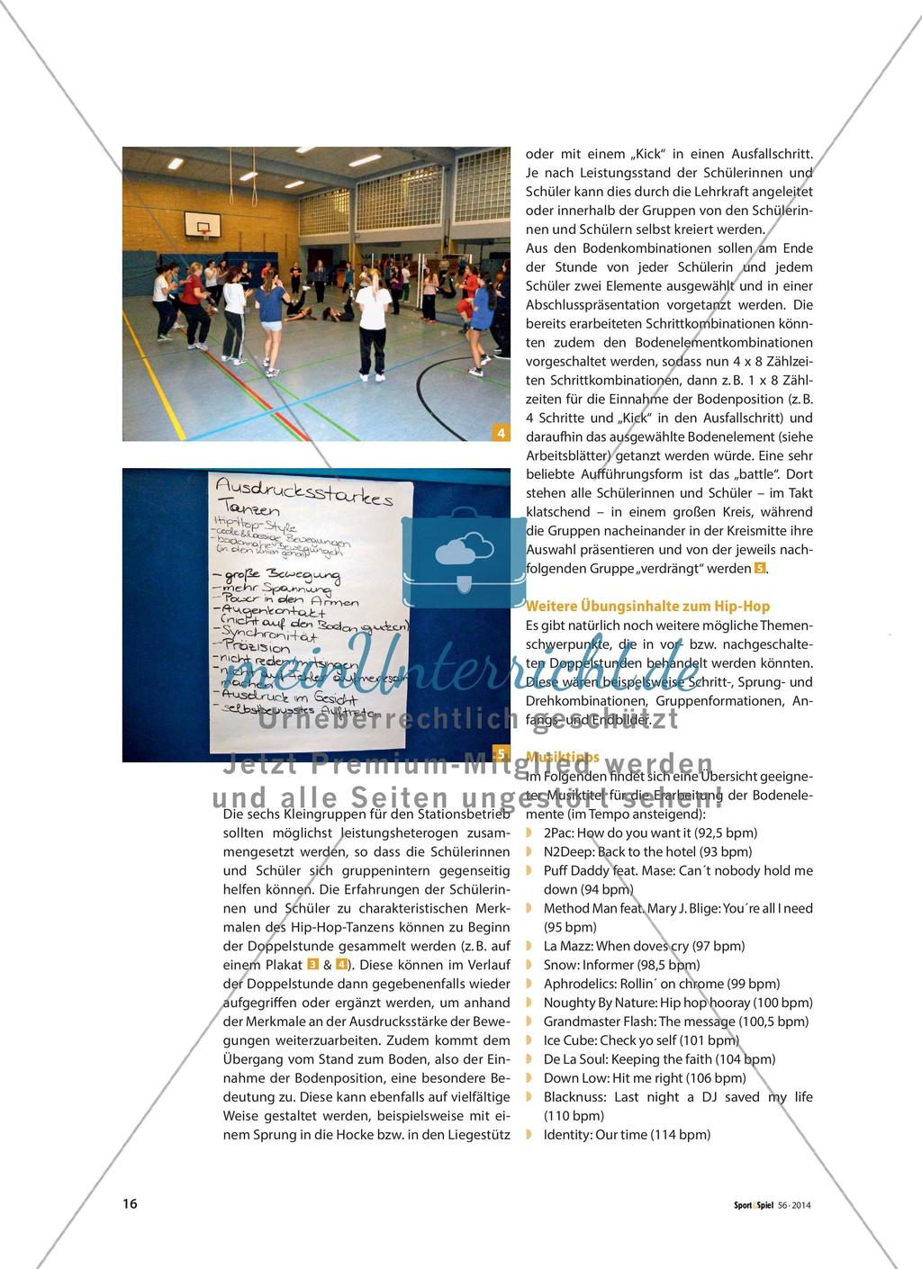 Floorwork im Hip-Hop - Stationsbetrieb zu Bodenkombinationen Preview 3