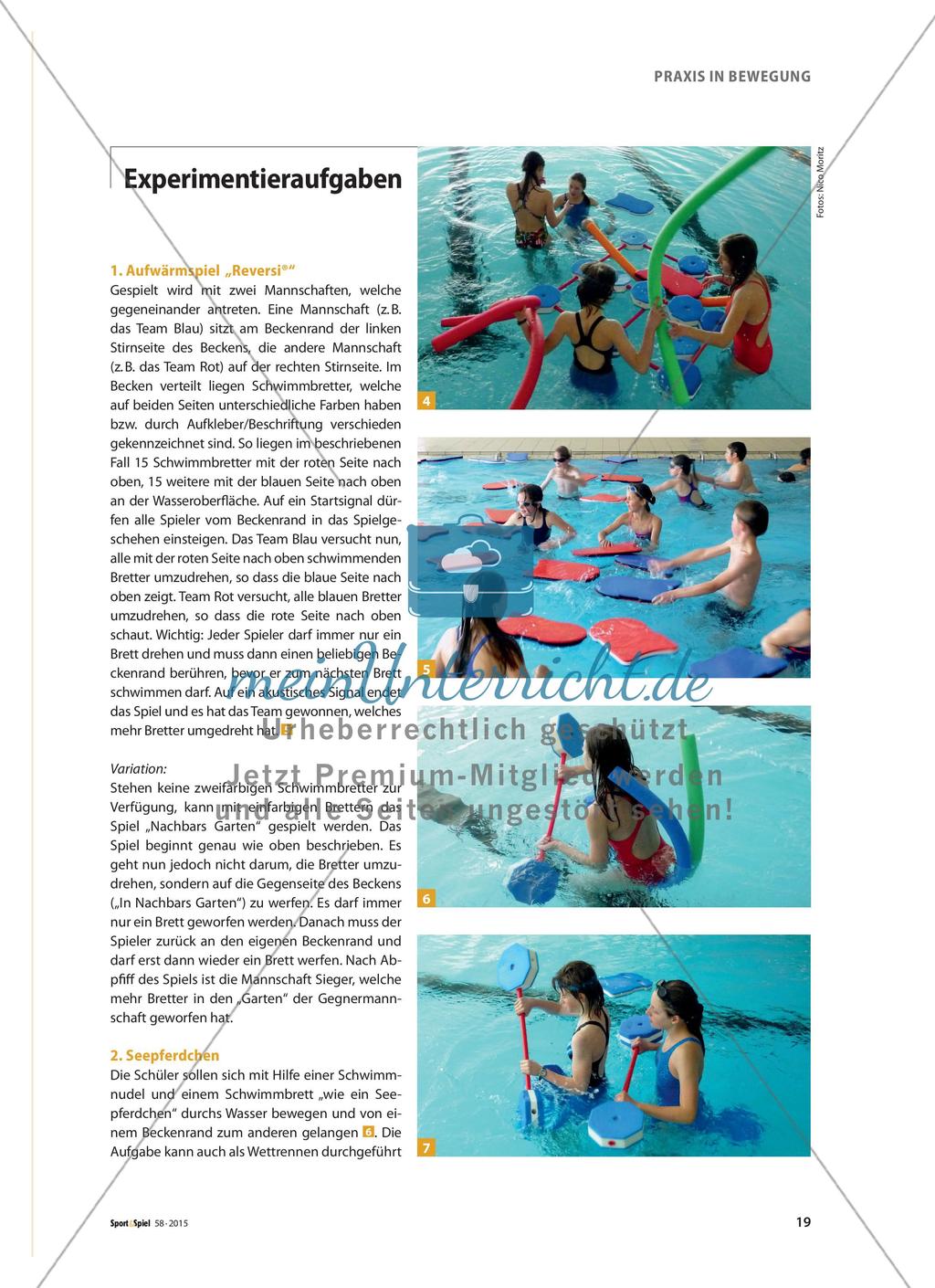 Bauend experimentieren - Schwimmkörper zur Fortbewegung im Wasser konstruieren Preview 2
