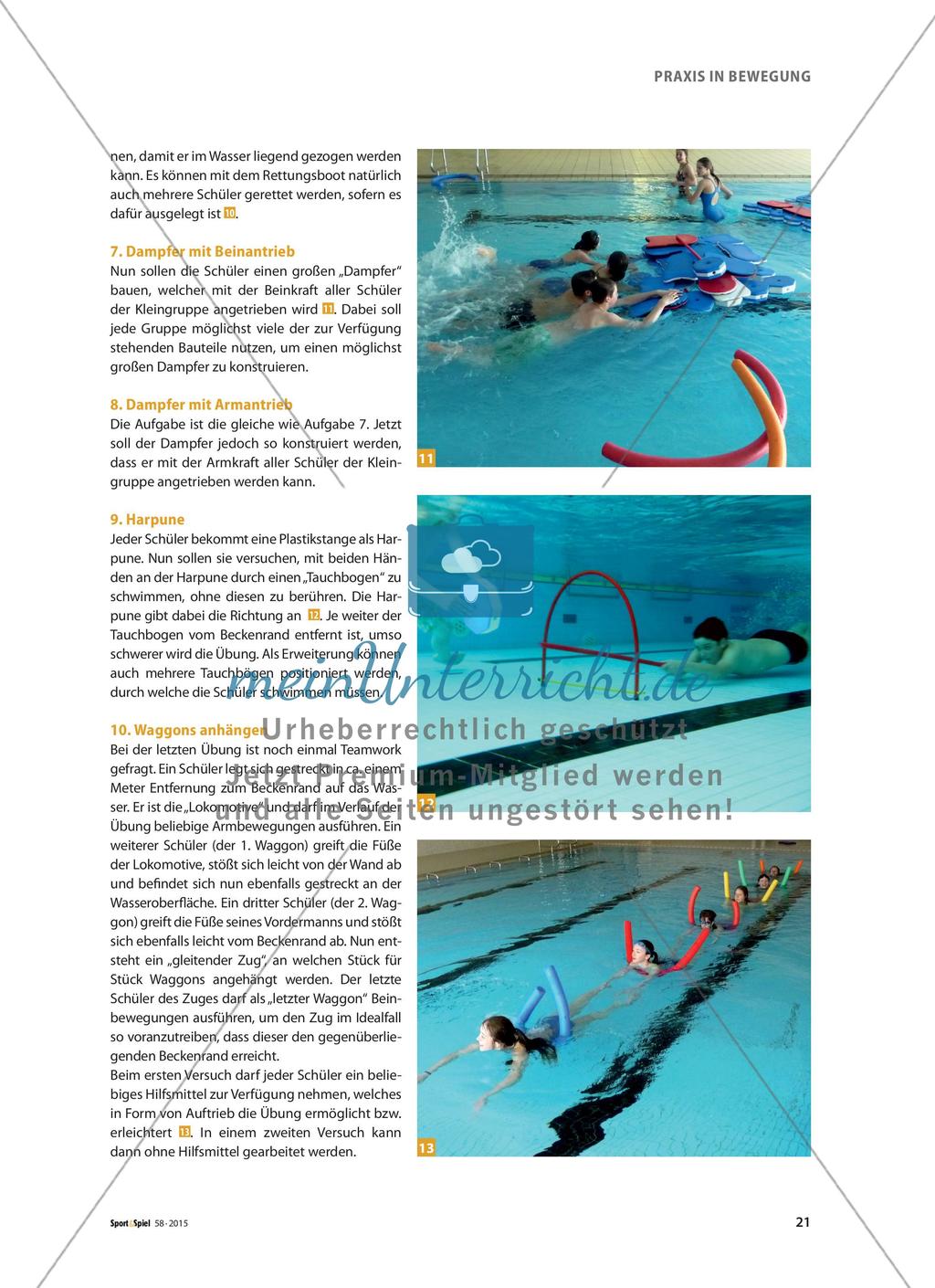 Bauend experimentieren - Schwimmkörper zur Fortbewegung im Wasser konstruieren Preview 4