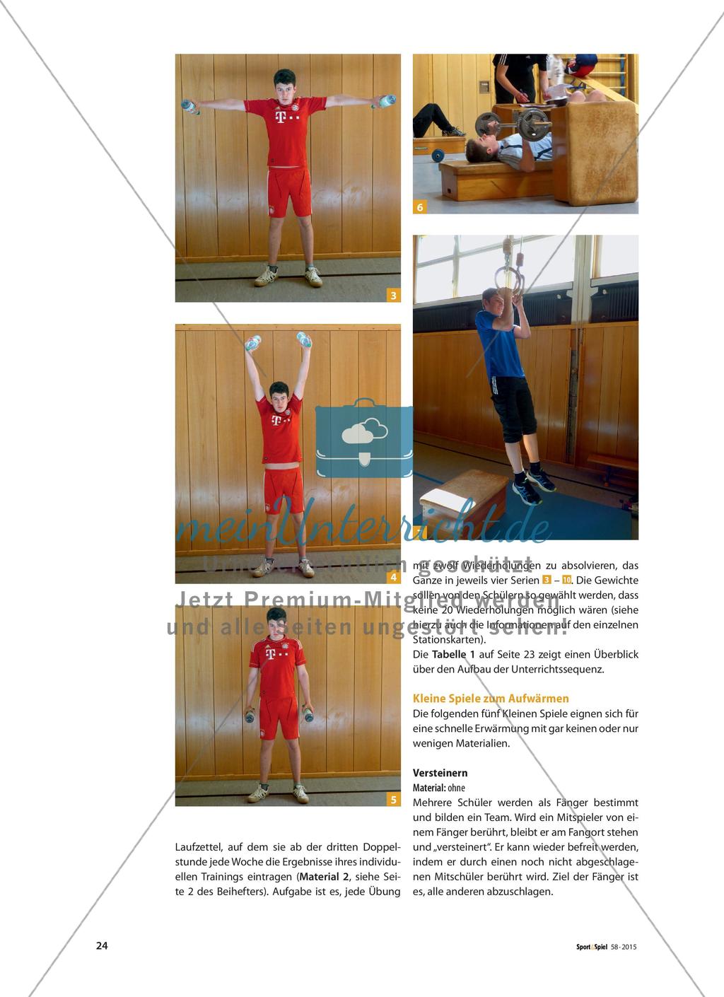 Selfmade-Power in der Turnhalle - Mit selbstgebauten Geräten Krafttraining machen Preview 3