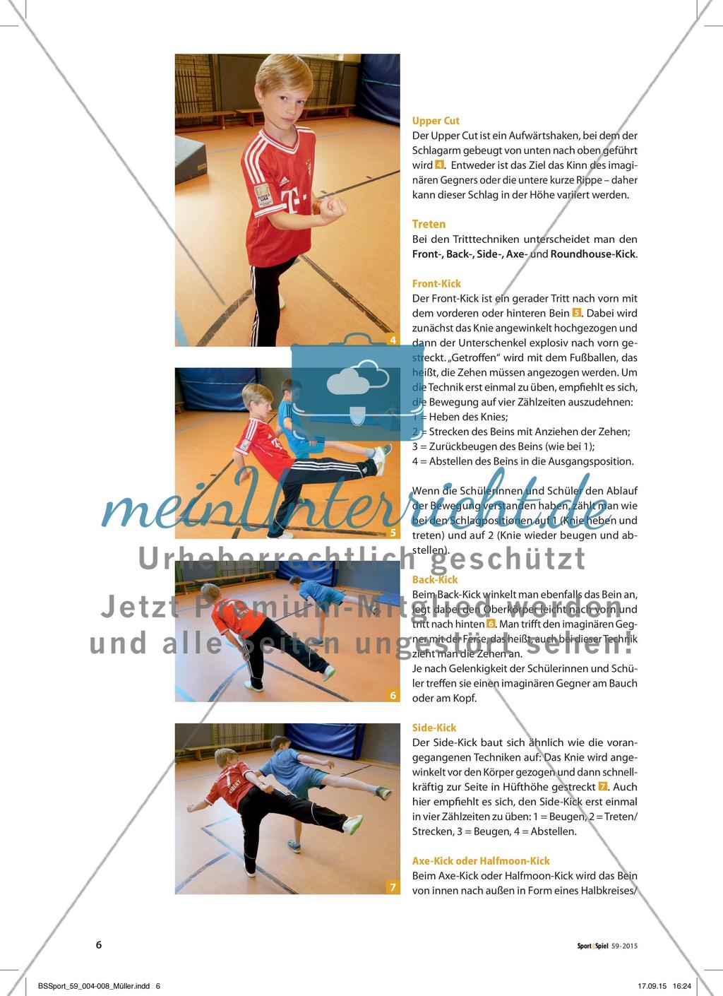 Kick-Box-Workout in der Schule - Kämpfen ohne Risiko Preview 3