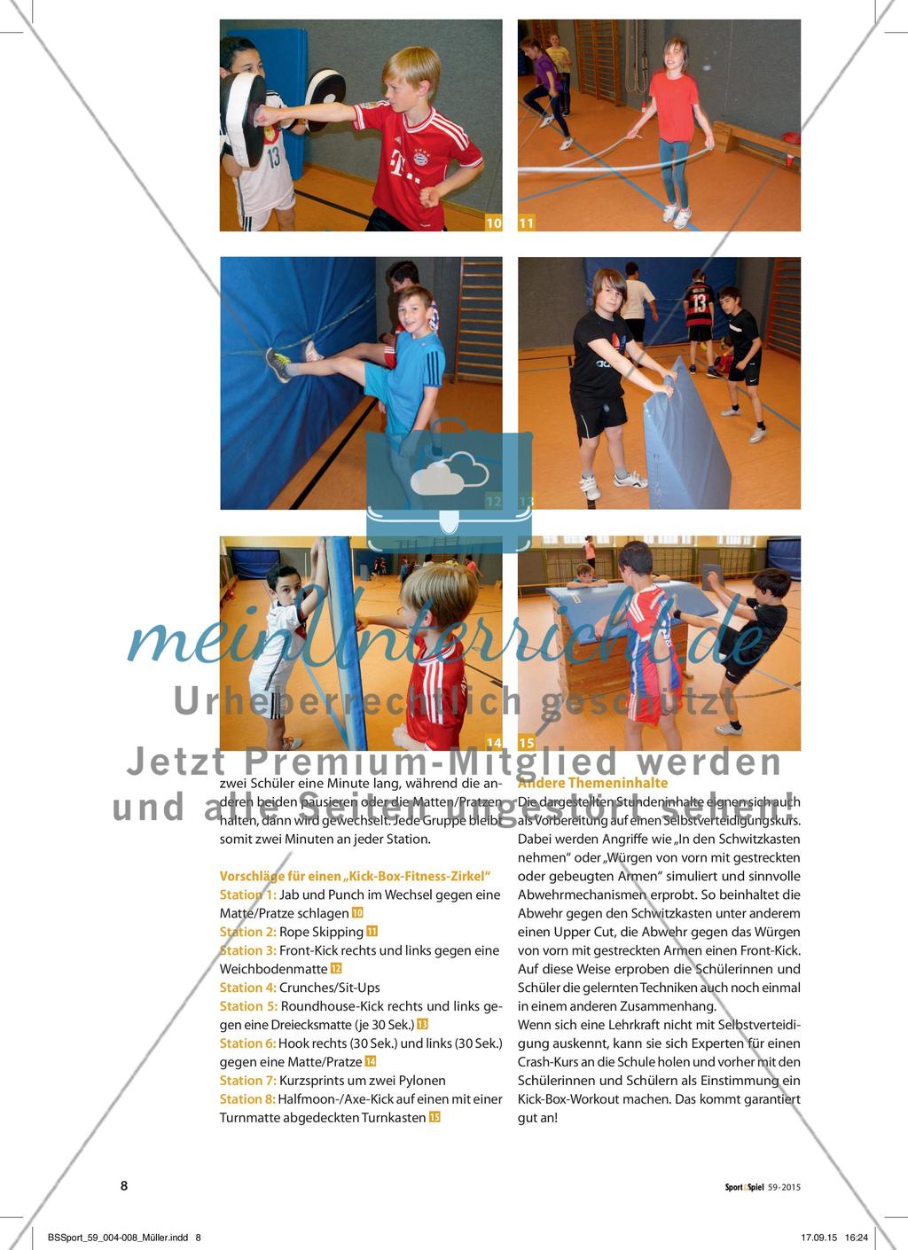 Kick-Box-Workout in der Schule - Kämpfen ohne Risiko Preview 5