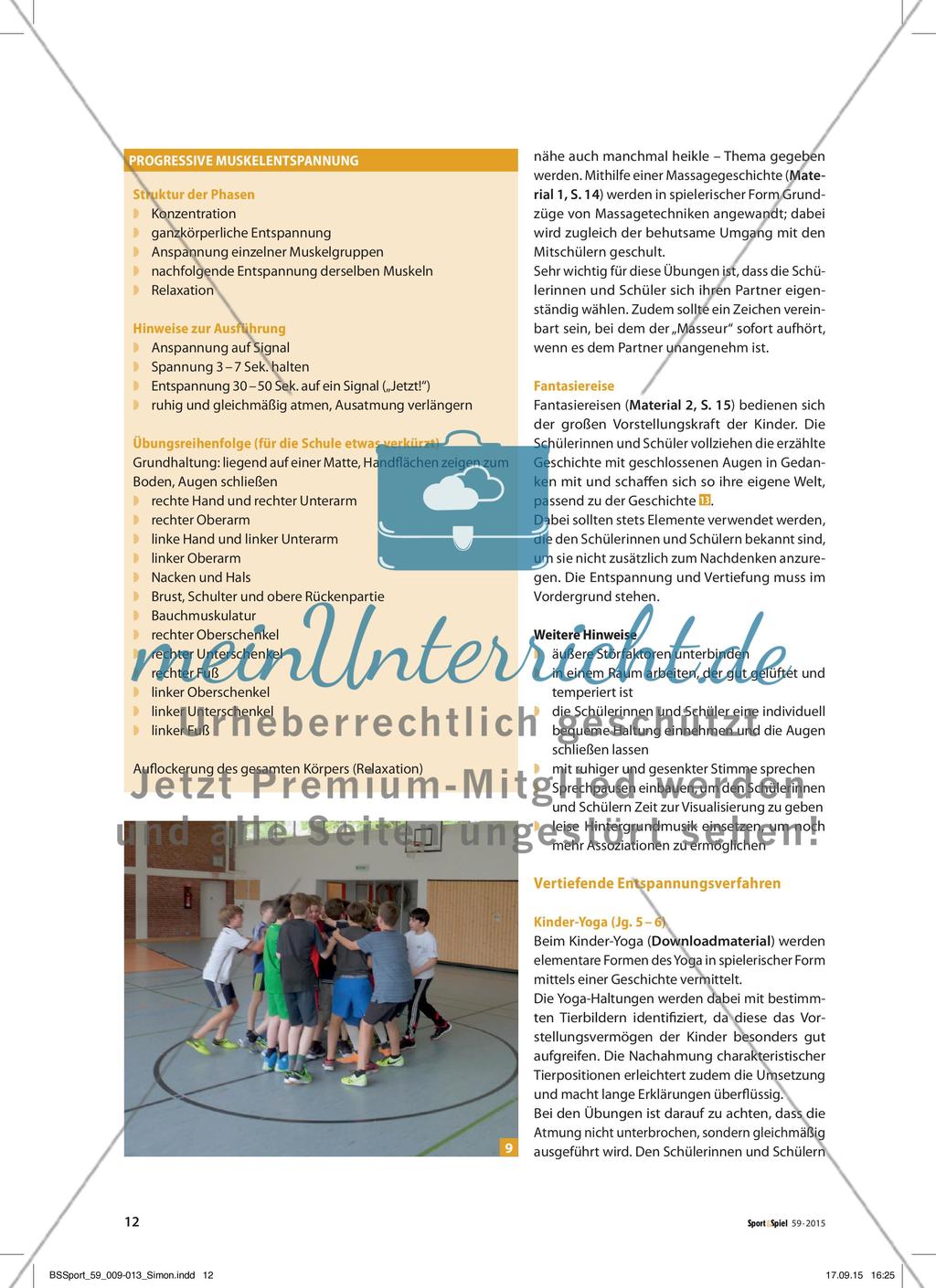 Entspannen lernen - Übungen zum Abbau ungesunder Anspannung Preview 4
