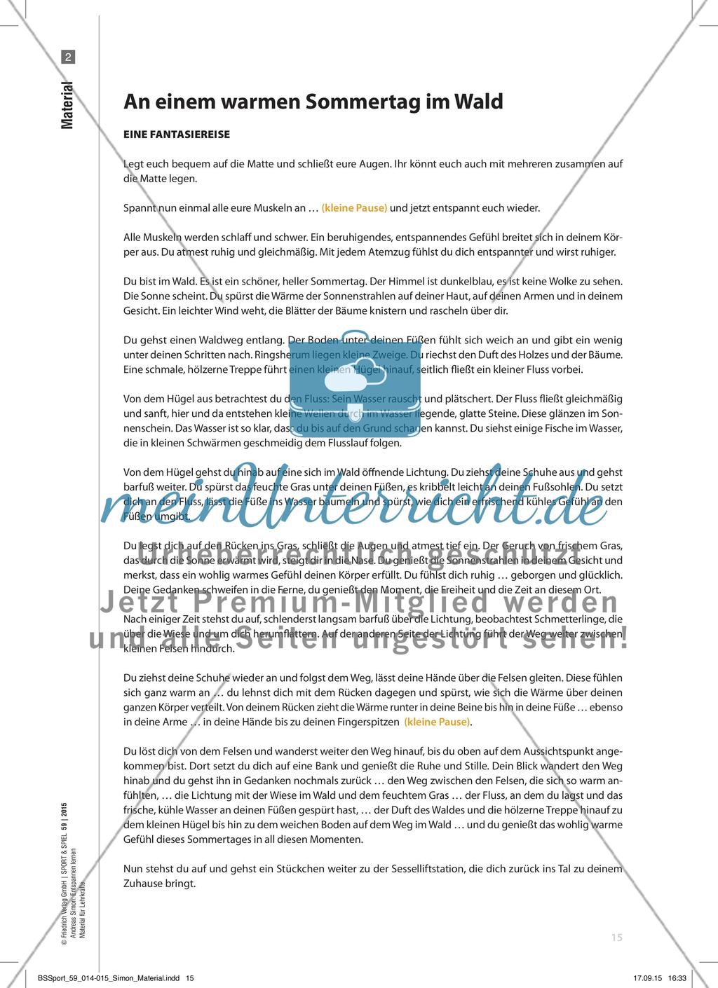 Entspannen lernen - Übungen zum Abbau ungesunder Anspannung Preview 7
