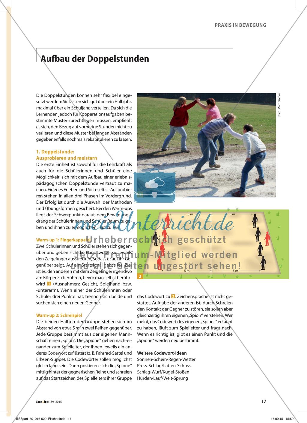 Erlebnispädagogik in der Schule - Warm-up, Teamtask und Gruppenreflexion Preview 2