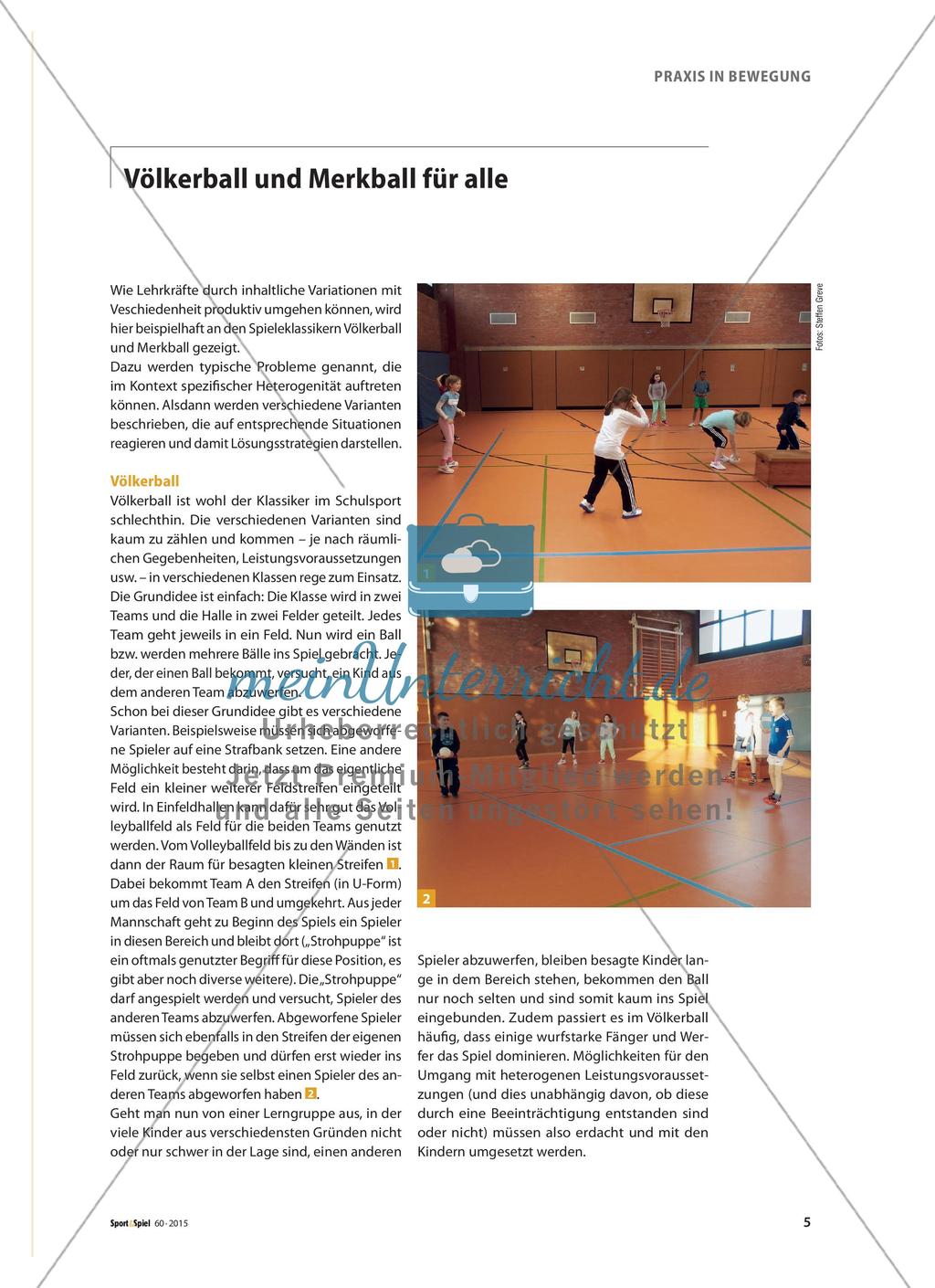 Spieleklassiker inklusive - Dauerbrenner des Sportunterrichts auf allen (?!) Wegen Preview 2