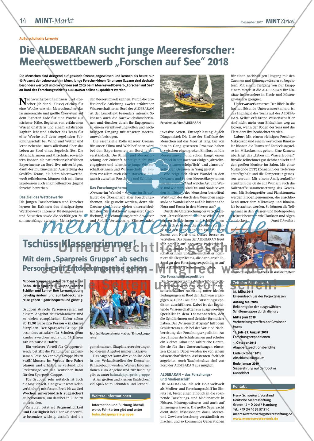 MINT Zirkel - Ausgabe 4, Dezember 2017 Preview 13