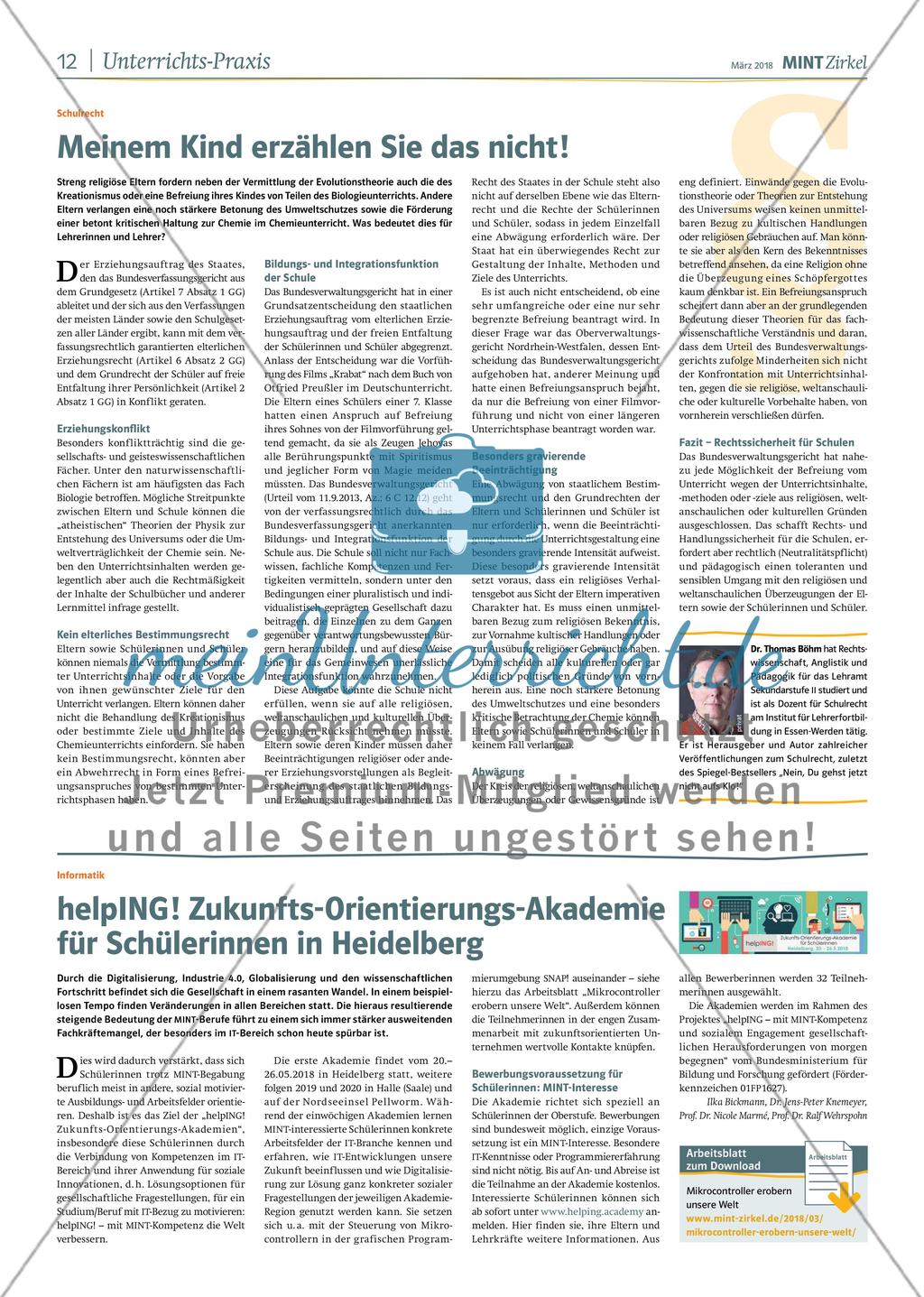 MINT Zirkel - Ausgabe 1, März 2018 Preview 12