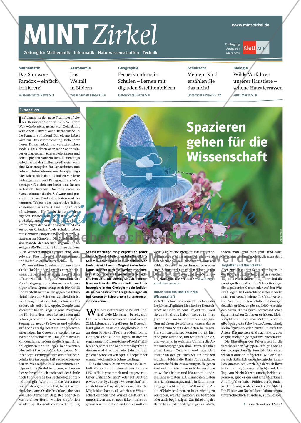 MINT Zirkel - Ausgabe 1, März 2018 Preview 1