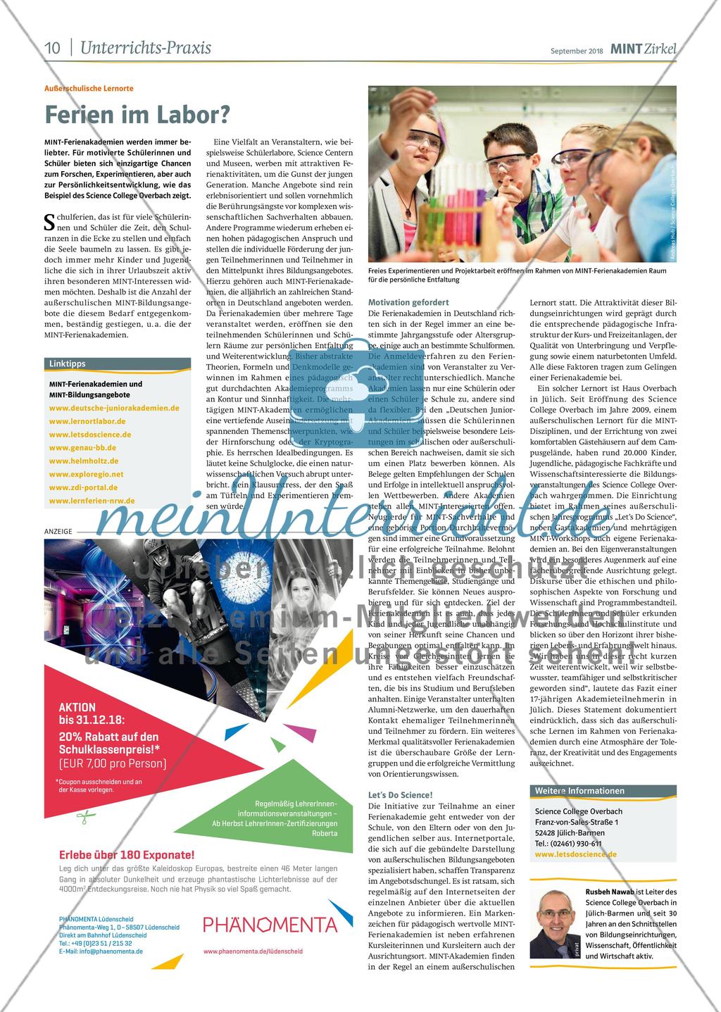 MINT Zirkel - Ausgabe 3, September 2018 Preview 10