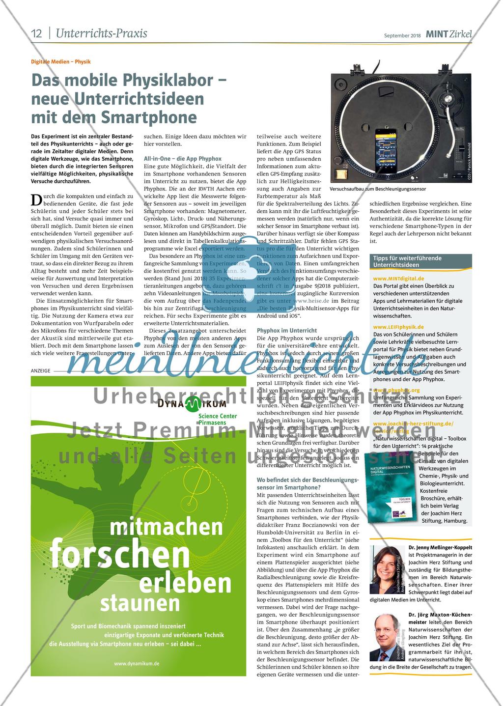 MINT Zirkel - Ausgabe 3, September 2018 Preview 12