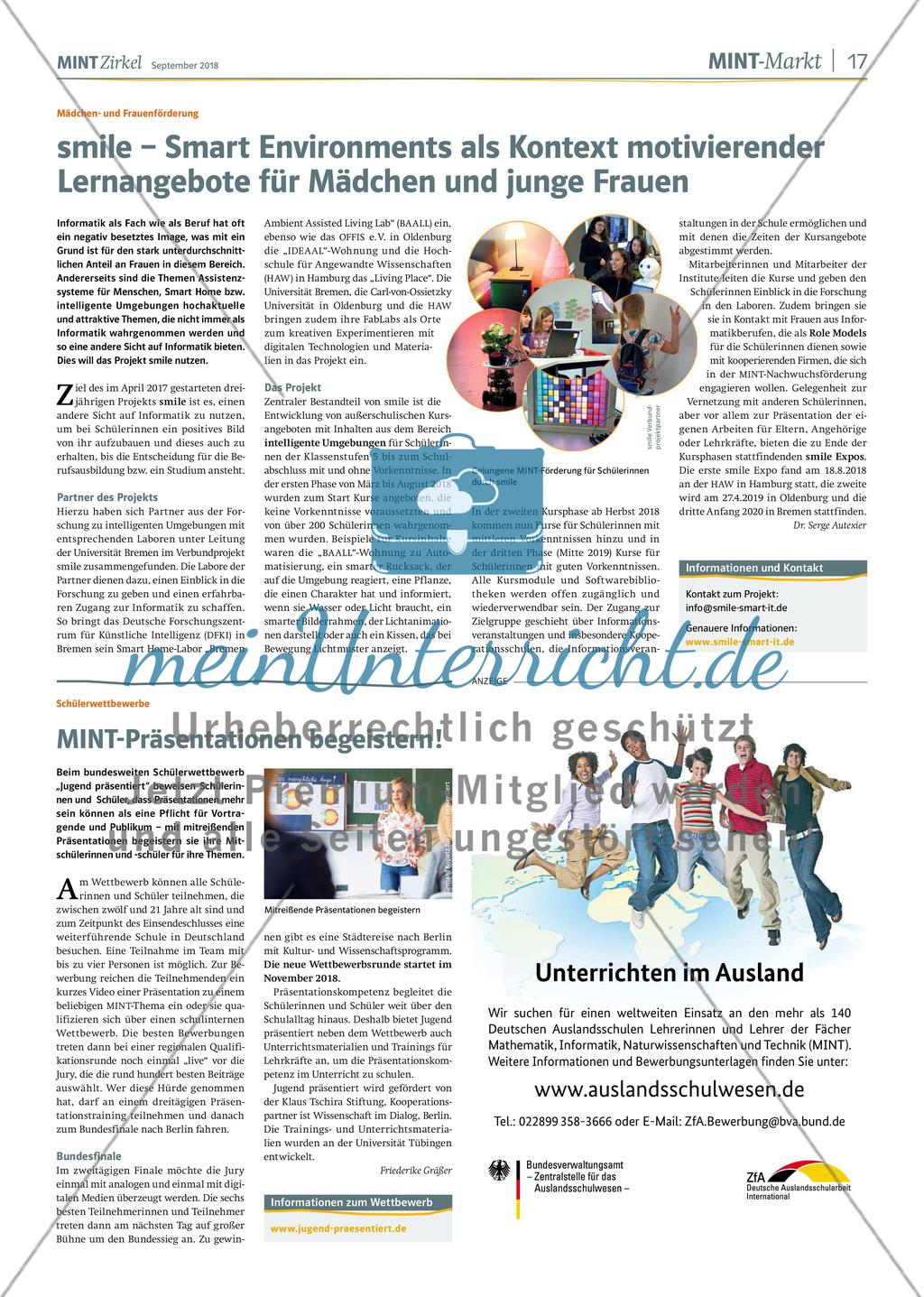 MINT Zirkel - Ausgabe 3, September 2018 Preview 17