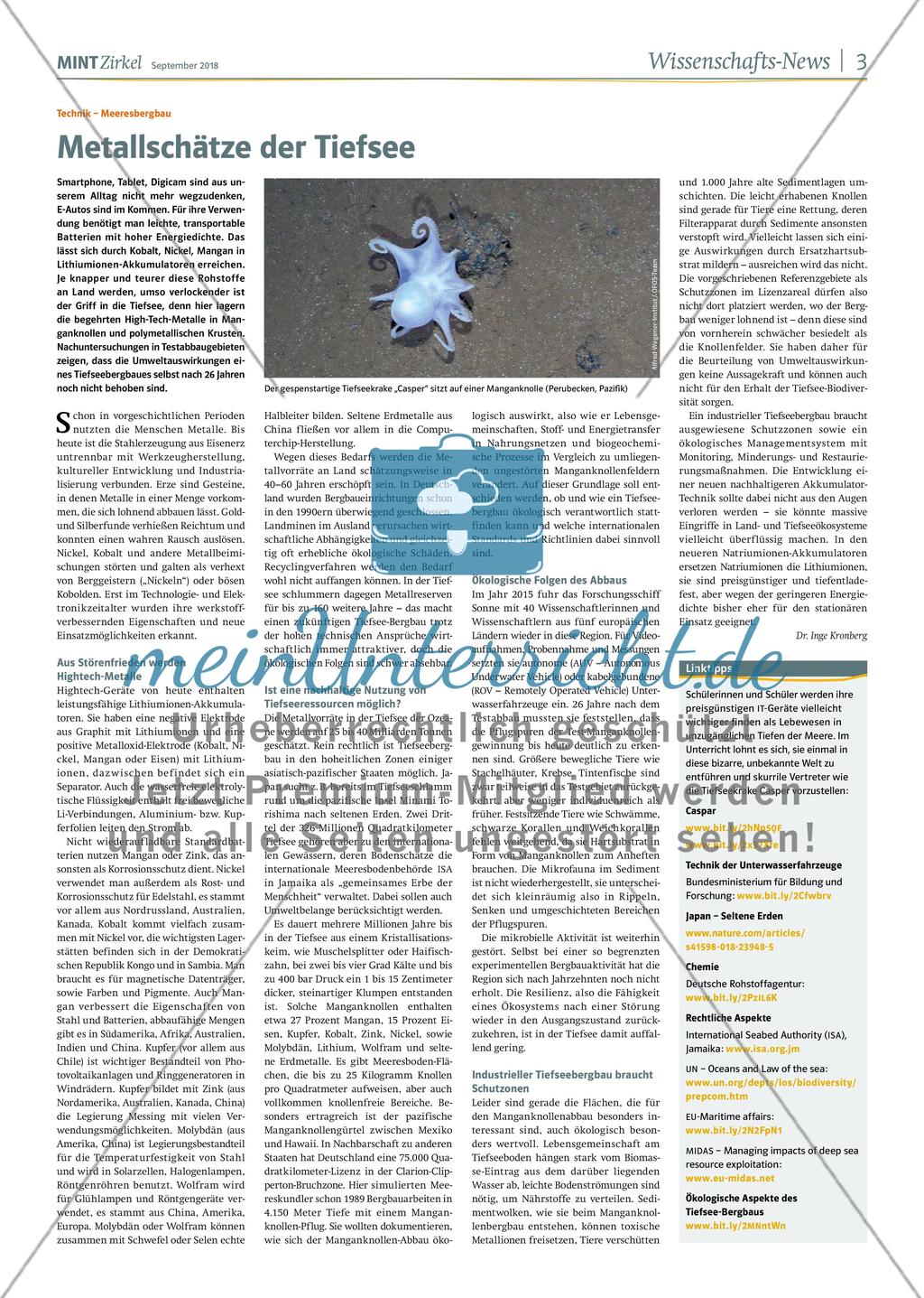 MINT Zirkel - Ausgabe 3, September 2018 Preview 3