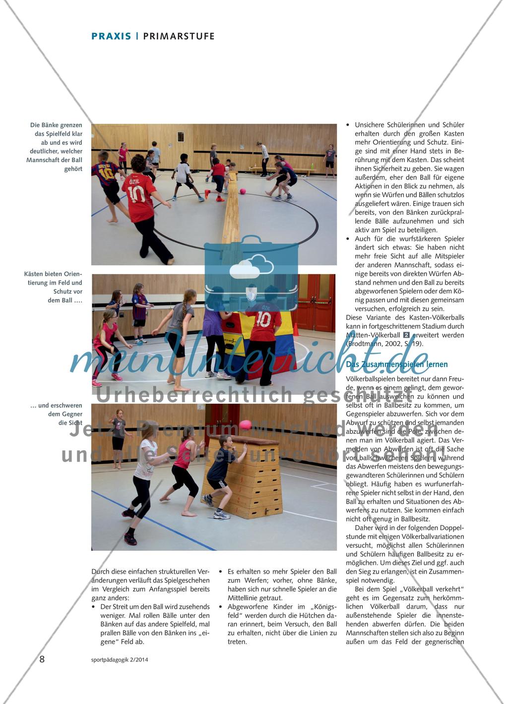 Völkerball verstehen - Neue Lerngelegenheiten in einem bekannten Spiel erkennen und nutzen Preview 3