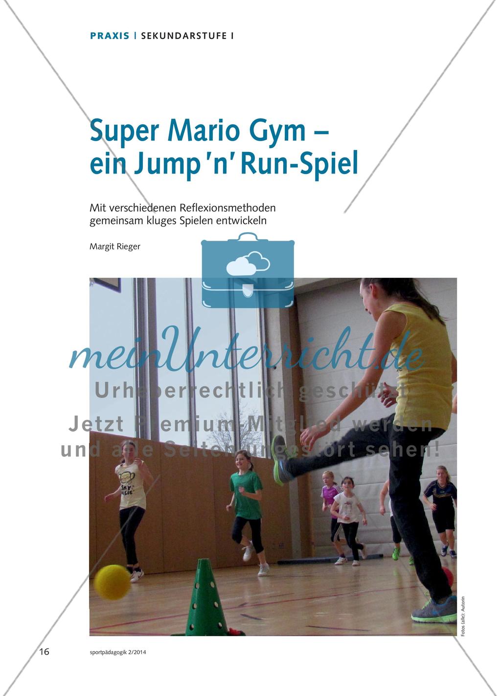 Super Mario Gym – ein Jump ’n’ run-Spiel Preview 1