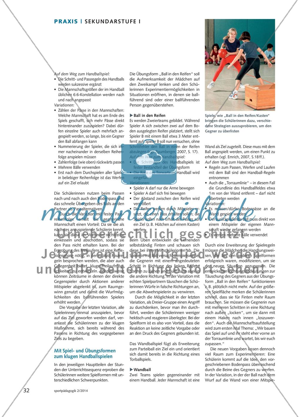 Kreativ spielen im Handball Preview 3