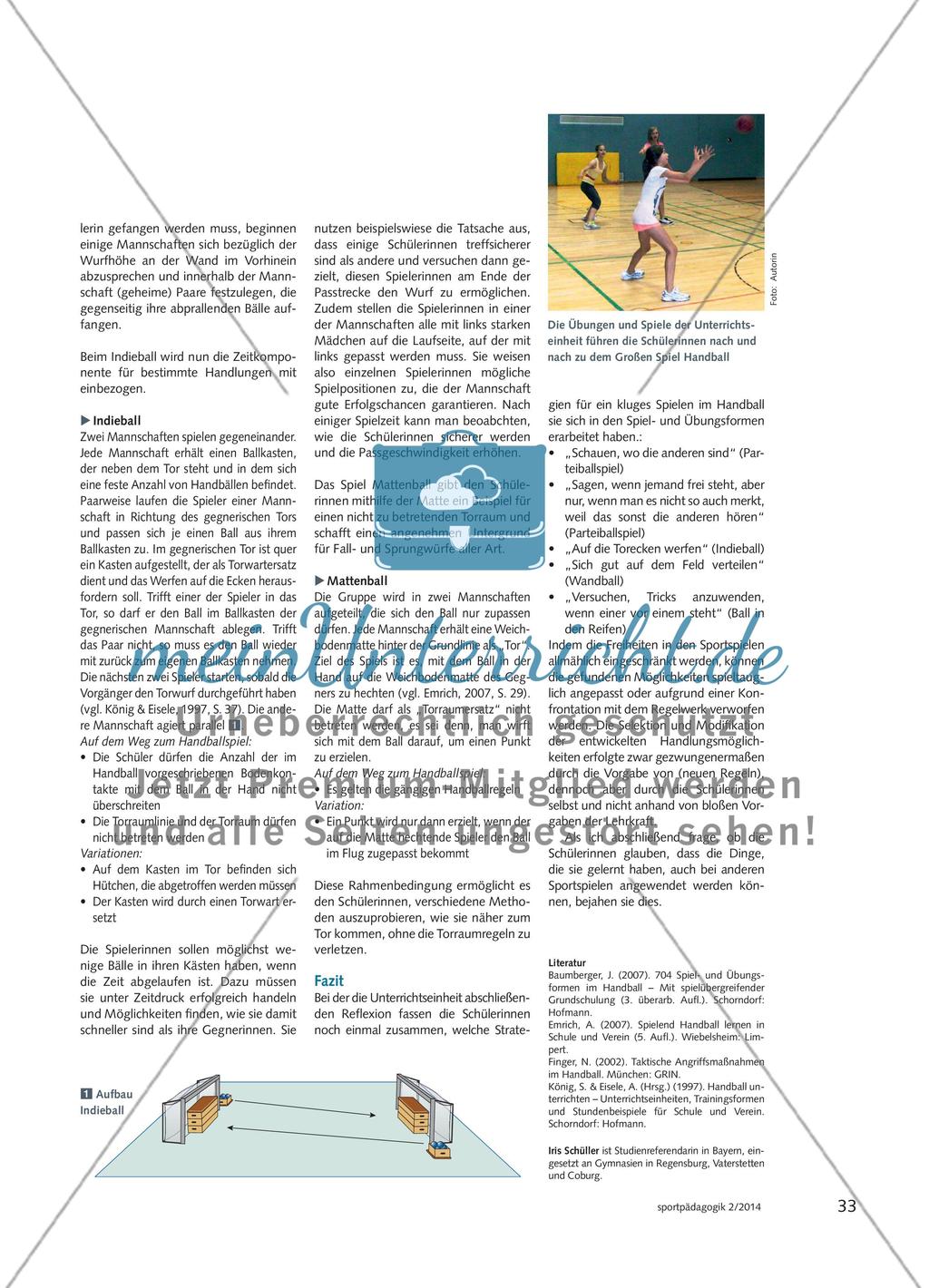 Kreativ spielen im Handball Preview 4