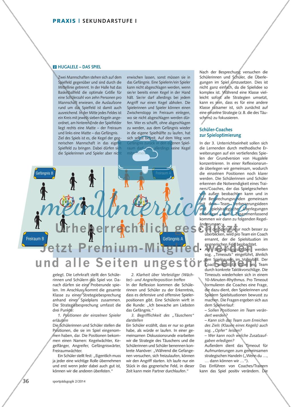 Das Strategiespiel Hugalele - Zwischen Spielposition und Mannschaftsinteresse die richtigen Entscheidungen treffen Preview 3