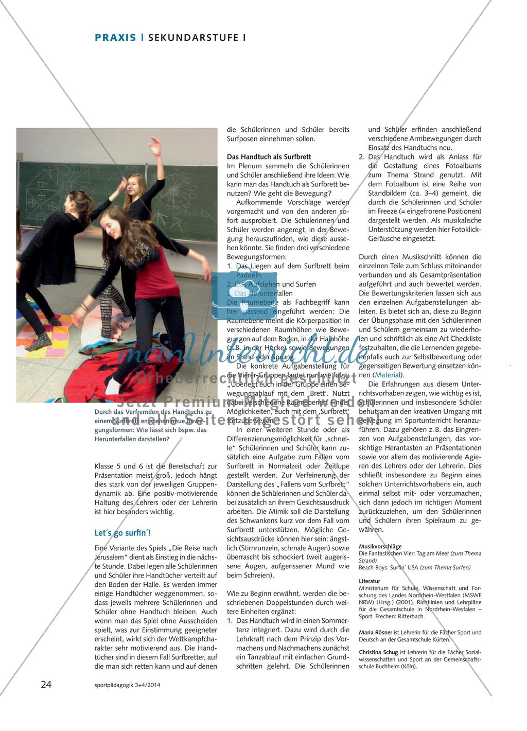 Der Strand gehört uns! - Eine Gestaltung mit dem Objekt Handtuch Preview 4