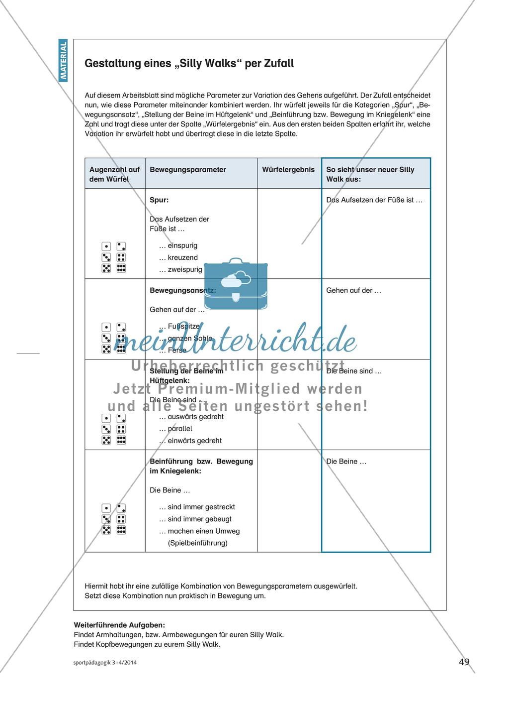 Zufällig gestaltet oder gestalteter Zufall? - Aleatorische Verfahren als Weg zur Tanzgestaltung Preview 6
