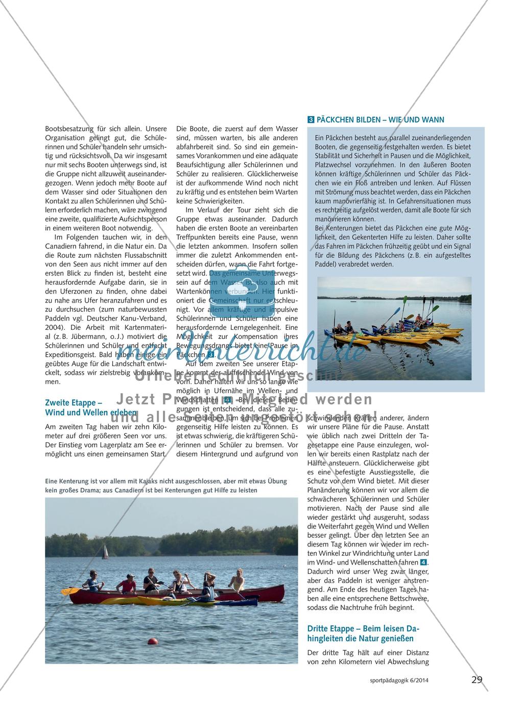 Mit dem Kanu unterwegs - Eine Klassenreise auf dem Wasser Preview 4