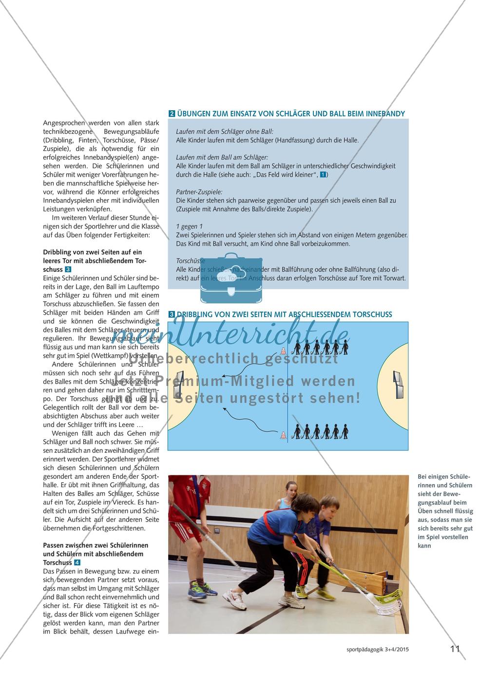 Ein Weg zum Innebandy für alle!? - Erkunden, üben und wettkämpfen in einem Zielschussspiel mit Schläger und Ball Preview 4