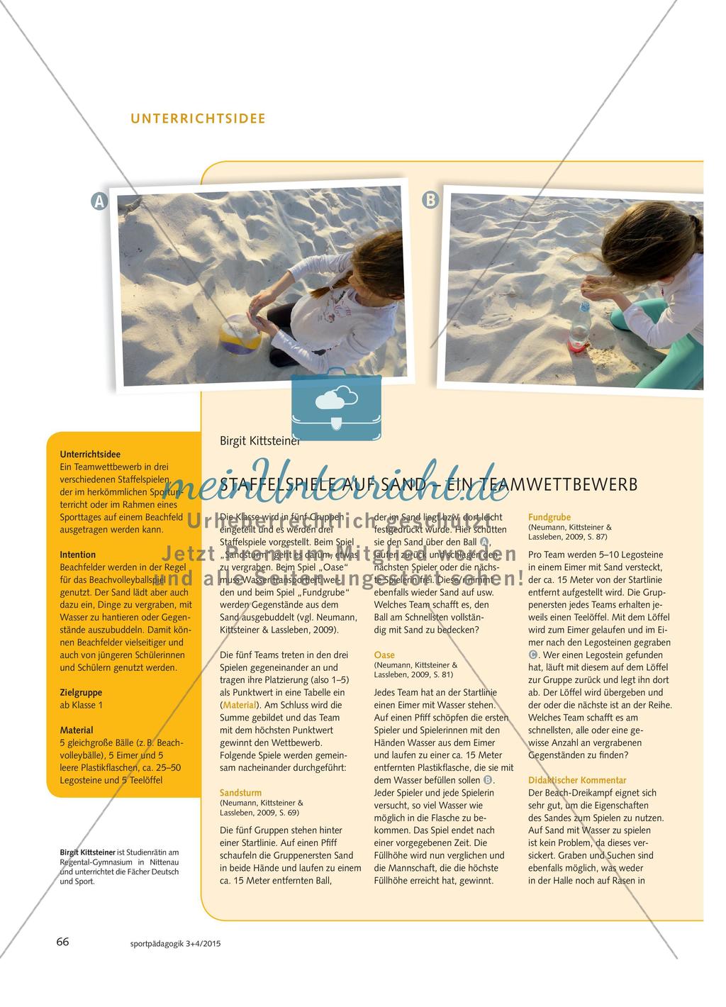 STAFFELSPIELE AUF SAND – EIN TEAMWETTBEWERB Preview 1