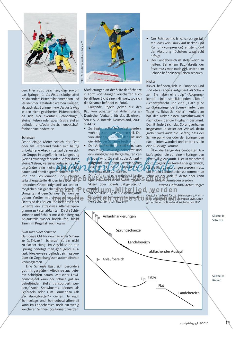 Mit Skiern und Snowboards in den Funpark - Springen und Fliegen im Schnee mit Hilfe von Wellenbahn, Kicker und Co. Preview 4