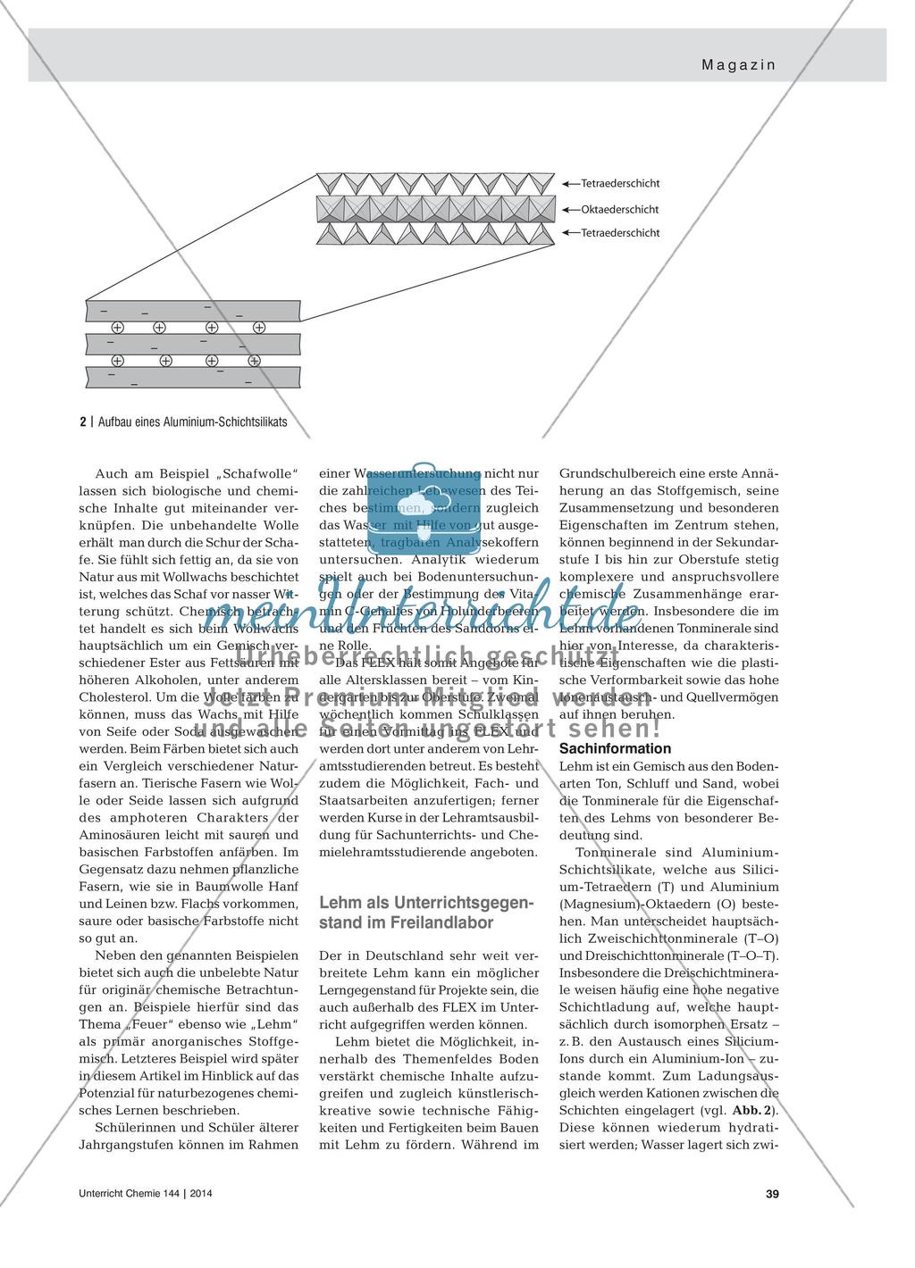 Naturerleben als Ausgangspunkt chemischen Lernens - Das FLEX als außerschulischer und außeruniversitärer Lernort Preview 2