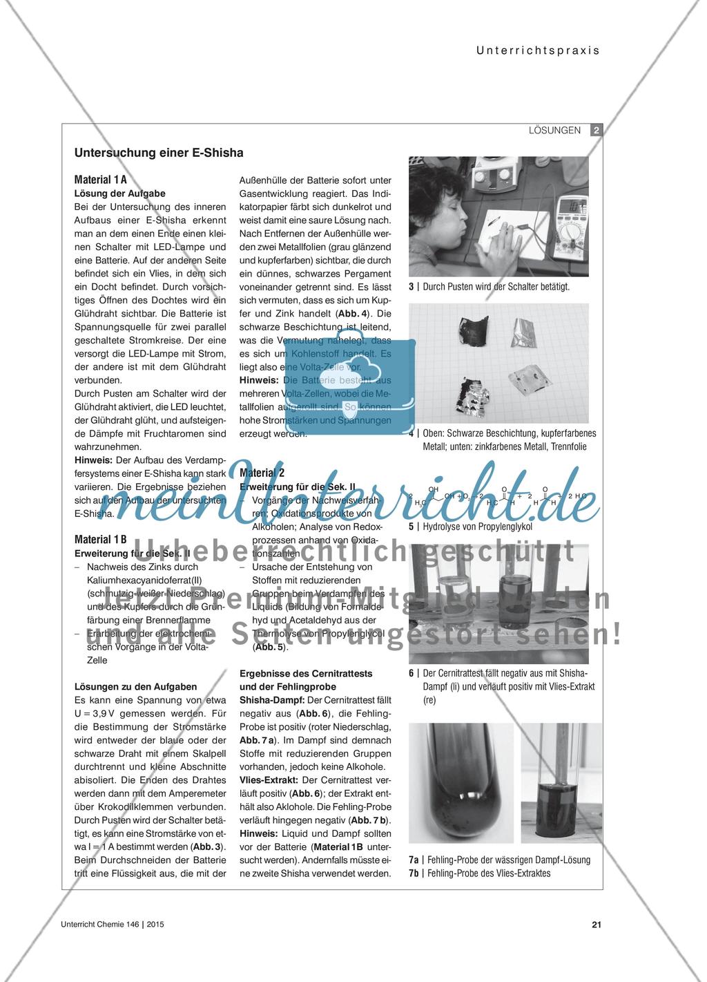 Redoxreaktionen und E-Shisha - Untersuchung einer Volta-Zelle Preview 4