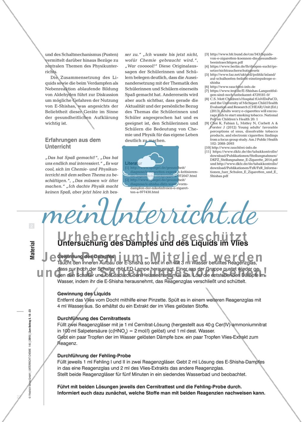 Redoxreaktionen und E-Shisha - Untersuchung einer Volta-Zelle Preview 5