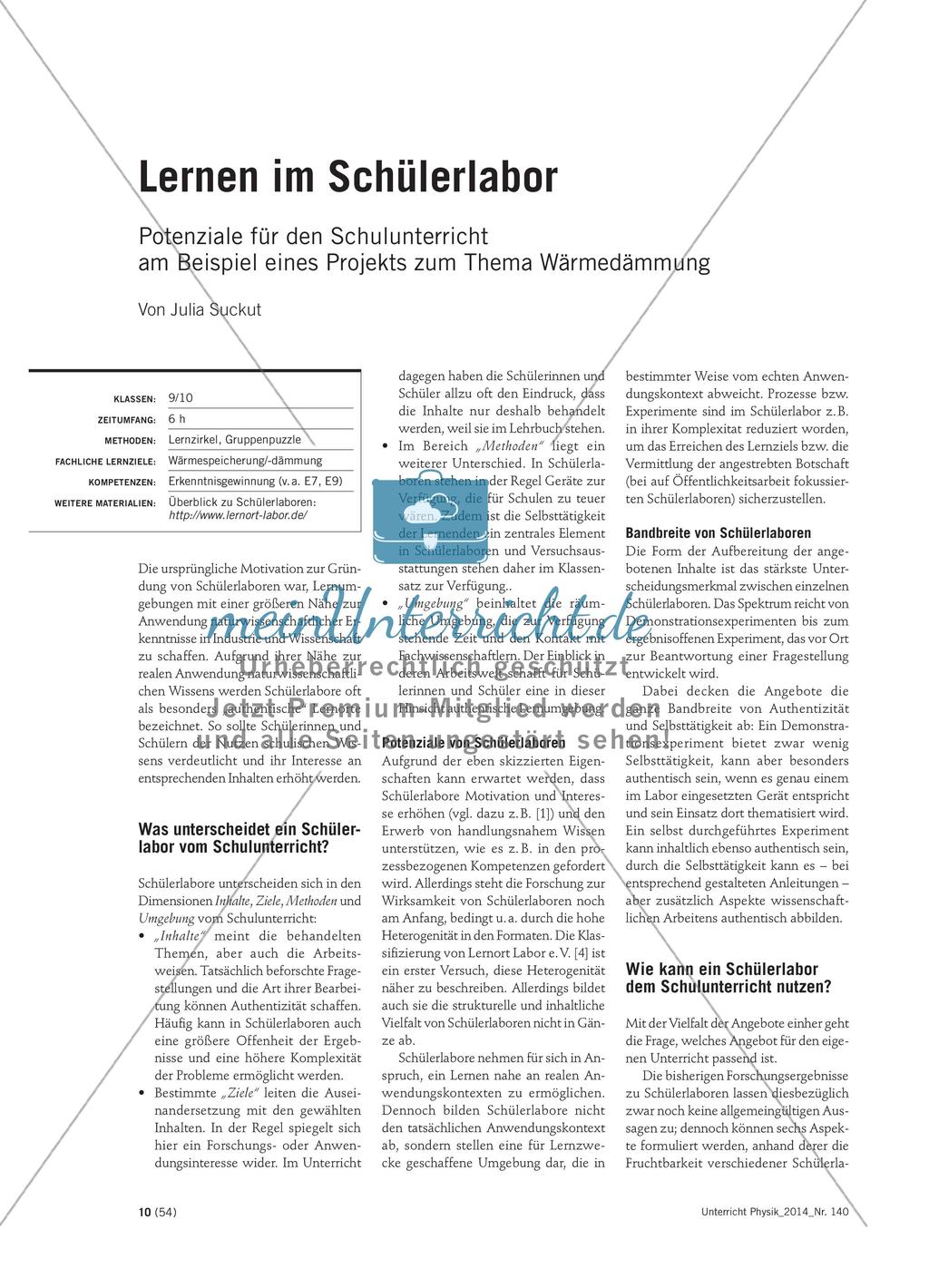 Lernen im Schülerlabor Preview 1